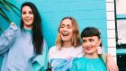 Saoirse Duane, Karen Cowley and Caoimhe Barry of Wyvern Lingo are gearing up for the release of their second album, Awake You Lie. Photograph: Miguel Ruiz