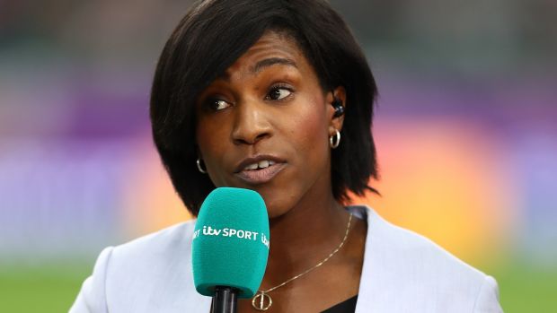 Maggie Alphonsi: the former England player and World Cup winner and her ITV network colleague Danielle Waterman became targets for social media abuse last week. Photograph: Michael Steele/Getty Images