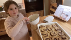 Sally McKeagney, aged 9 from Geashill, Co Offaly with her cinnamon buns