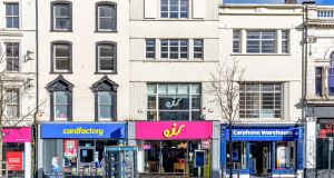 78 St Patrick’s Street is let to Eircom Ltd, trading as Eir. The €900,000 guide price reflects a net initial yield of 9.6% 