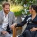Oprah with Meghan and Harry: the couple are charming, clever and good at being celebrities. Photograph: Joe Pugliese/Harpo via AP