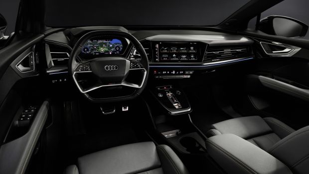 Montez à bord du nouveau SUV électrique Audi Q4 e-Tron et la première chose que vous remarquerez sera probablement la quantité surprenante d'espace intérieur