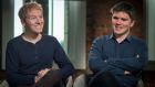 Stripe founders Patrick and John Collison: their payments company is now valued at $95 billion. Photograph: David Paul Morris/Bloomberg via Getty Images