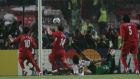 Xabi Alonso scoring for Liverpool against AC Milan in the 2005 Champions League final. Photograph: Getty Images