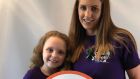 Louise Lynam and her daughter Kiera, who has cystic fibrosis: Louise  was very worried about bringing Covid home as she works in a hospital emergency department. 