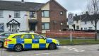 House in Derrycoole Way, Newtownabbey: The police believe Karen McClean’s son, Kenneth Flanagan (26), fatally stabbed her and Stacey Knell, his girlfriend, in separate properties in Derrycoole Way and Glenville Road and then took his own life. Photograph: PA Wire 
