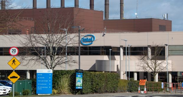  The Intel manufacturing plant in Collinstown Park, Leixlip, Co. Kildare. Photograph: Colin Keegan/Collins 