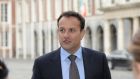 Tánaiste Leo Varadkar: he insists he has not broken the law, and defended his actions by saying he  circulated the contract to encourage NAGP members to agree to it.  Photograph: Alan Betson 