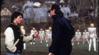 Tom Cruise as Stef and Craig T Nelson as coach  Nickerson in All the Right Moves 