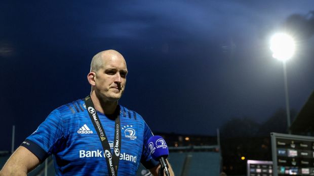 Leo Cullen didn’t shed any light on Devin Toner’s Leinster future after the match. Photograph: Inpho