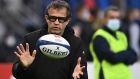 France’s head coach Fabien Galthié: he claimed  Welsh players “specialised” in getting opposition players sent off.   Photograph: Getty Images