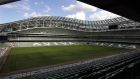 The Aviva Stadium, at Lansdowne Road in Dublin, which is due to host European Championship games this summer. Photograph: Eric Luke