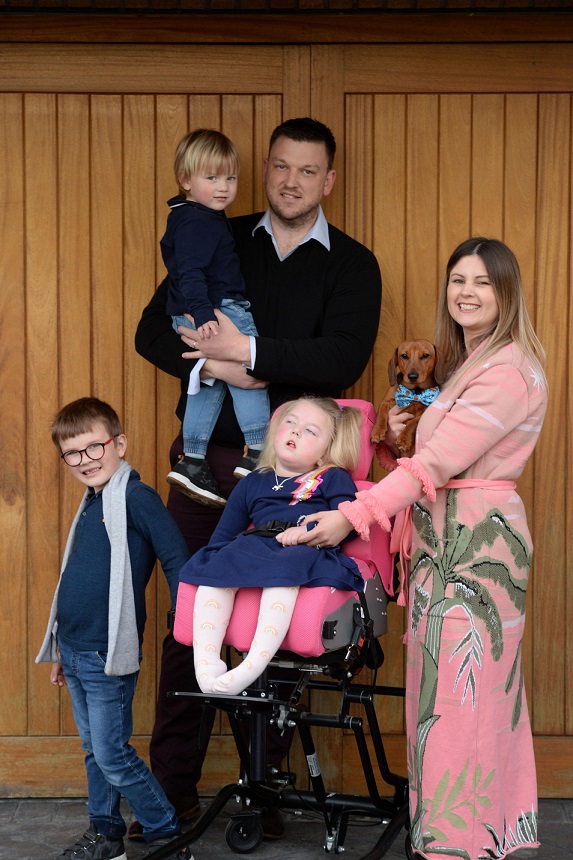 Deirdre and Andrew, with their daughter Saoirse and sons Tiernan and Lachlan. Photograph: Alan Betson