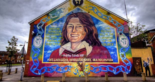The mural in Belfast to  Bobby Sands 