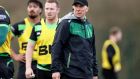 Connacht  head coach Andy Friend during training ahead of his side’s clash with Leicester. Photograph:  Laszlo Geczo/Inpho