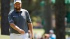 Shane Lowry on the sixth green during a practice round at Augusta National golf club  in  Georgia. Photograph: Jared C Tilton/Getty Images