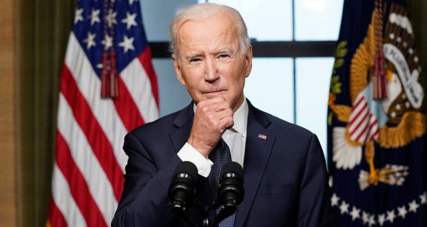 US president Joe Biden: returning to OECD negotiations on tax while also changing US system. Photograph: Andrew Harnik