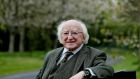  President Michael D Higgins in the grounds of Áras an Uachtaráin. There is no doubt that Higgins’s presidency is and has been consequential, substantial and  significant. Photograph: Tony Maxwell