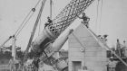 Great Melbourne Telescope: the instrument being installed in 1869, after it was shipped in pieces from the works of Thomas Grubb, in Dublin. Photograph: Museums Victoria