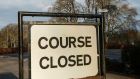 Tullamore Golf Club closed last March as the Covid-19 pandemic set in. Photograph: James Crombie/Inpho