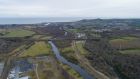 An aerial shot over Arklow, where SSE Renewables is proposing to develop the onshore grid infrastructure associated with Arklow Bank Wind Park Phase 2 in the Irish Sea.