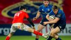Garry Ringrose: Leinster welcome back some big guns from injury such as  Ringrose, who captains the side against Munster. Photograph: James Crombie/Inpho 