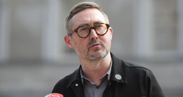 Sinn Féin housing spokesman, Eoin O Broin, sais  slide in the training material suggesting people can be tagged as a “social media engager” was not correct. Photograph:Gareth Chaney/Collins Photos