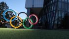   The International Olympic Council is thinking of changing its “Faster, Higher, Stronger” motto to make room for a fourth word, “Together”. Photograph: Getty Images