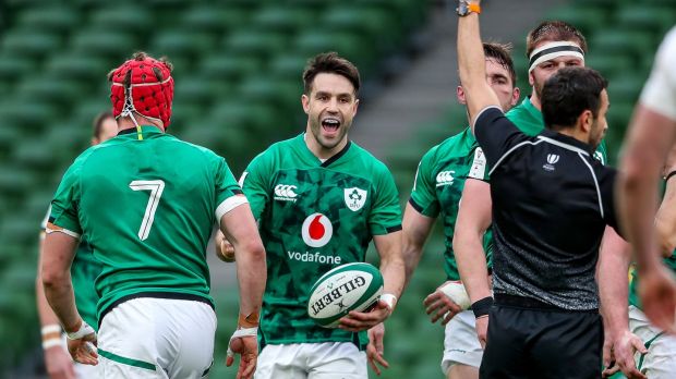 Conor Murray looks the clear choice to start at scrumhalf for the Lions. Photograph: Dan Sheridan/Inpho