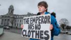 Climate change activist, Saoi O’Connor (16): ‘No amount of COPs will change this, because the people who hold the power in those negotiations do not want it to change.’ Photograph: Daragh Mc Sweeney/Provision