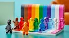 Lego’s Everyone Is Awesome LGBTQ+ set. Photograph: Lego