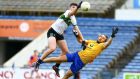 Tipperary’s Seán O’Connor punches the ball past Wicklow goalkeeper Mark Jackson during the Allianz Football League Division 3 South game at  Semple Stadium in Thurles. Photograph: Ken Sutton/Inpho