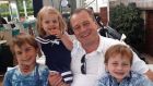 Andrew McGinley with his children Conor, Darragh and Carla. His wife, Deirdre Morley, was last week found not guilty by reason of insanity for the murder of their children. Photograph supplied by Mr McGinley via An Garda Síochána
