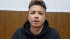 In a video posted online on Monday, dissident journalist Roman  Protasevich said he is in good health and confessed to instigating unrest. Photograph: Telegram Channel Nevolf/AFP via Getty