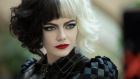 Emma Stone in Cruella, the prequel to One Hundred and One Dalmatians, is set in a stylised version of the 1970s. 