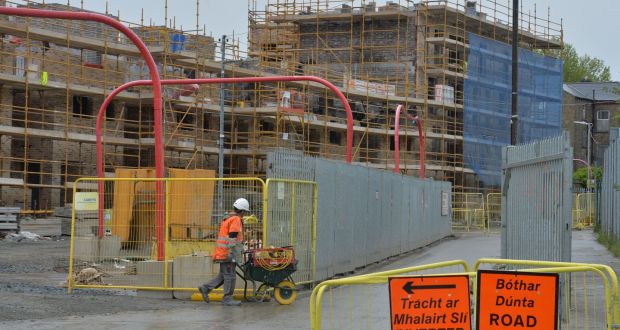 The O’Devaney Gardens social housing complex near the Phoenix Park in Dublin 7 currently under construction. Photograph: Alan Betson/The Irish Times