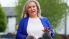 Sinn Féin’s Michelle O’Neill, Northern Ireland’s Deputy First Minister, refers to herself as “joint head of government”. Photograph: Brian Lawless/PA Wire