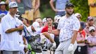 Jon Rahm: fired a sensational 64 in the third round of the Memorial Tournament  at Muirfield Village   in Dublin Ohio  before being forced to withdraw due to testing positive for Covid. Photograph:  Keyur Khamar/PGA TOUR via Getty Images
