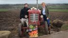 Jack Hamilton, chief executive of Co Down based vegetable producer Mash Direct, with his mother Tracy, co-founder and director of the company.