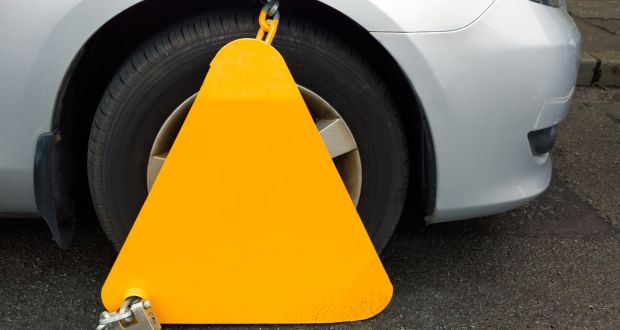  NCPS provides parking control in locations such as apartment complexes, churches, schools and hospitals (stock image of wheel clamp). Photograph: iStock