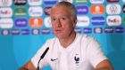 Didier Deschamps: the France manager’s decision to recall Benzema after a highly visible and often bitter absence of nearly six years was surprising.  Photograph: Uefa/AFP via Getty Images