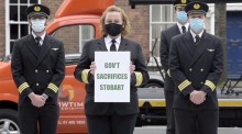 Irish pilots protest EU's strictest travel restrictions