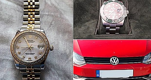 The bureau has been seizing increasing large amounts of luxury goods from suspected criminals in recent years.