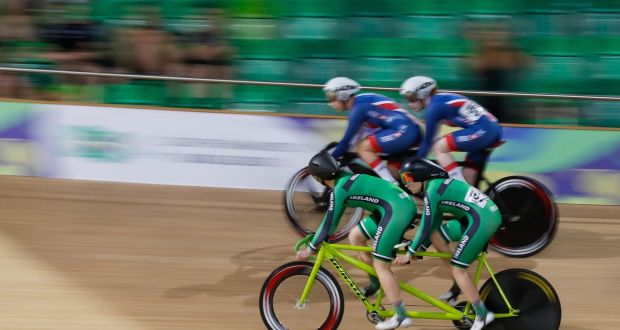 Katie-George Dunlevy and Eve McCrystal of Ireland are chasing victory in three events at the Tokyo Paralympic Games. File photograph: Buda Mendes/Getty Images