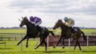 Shale winning last September’s Moyglare Stud Stakes at the Curragh under jockey Ryan Moore. Photograph:  Morgan Treacy/Inpho