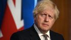  Boris Johnson speaking during a media briefing in Downing Street on Monday. Photograph: Daniel Leal-Olivas/PA Wire