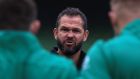 Ireland head coach Andy Farrell said of the players that will not make the cut, ‘I hope that they’ve enjoyed the experience’. Photograph: Getty 