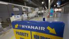 On Monday the airline said the new aircraft would help Ryanair cut costs, fuel consumption, noise and carbon emissions. Photograph: DPA/AFP via Getty Images  