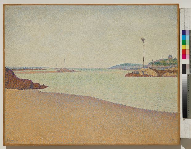 Paul Signac, Saint-Briac, les balises, 1890