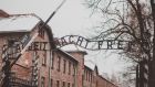 The main entrance at the former Nazi death camp of Auschwitz in Oswiecim, Poland. Photograph: AP Photo/Markus Schreiber